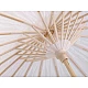 Umbrelă chinezească decorabilă, ø38,5 cm - Alb natural (1 Bucată)