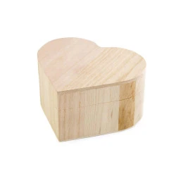 Cutii din lemn decorabile - Natur (1 Bucată)