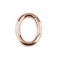 Inel carabină oval - Lac negru (1 Bucată)
