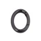 Inel carabină oval - Lac negru (1 Bucată)