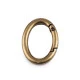 Inel carabină oval - Lac negru (1 Bucată)