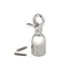 Capăt șnur cu carabină - Nichel (1 Bucată) Capăt șnur cu carabină - Nichel (1 Bucată)