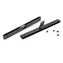 Ramă poșetă / portofel, 12 cm - Nichel negru (1 Bucată)