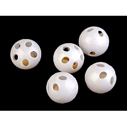 Zornaitoare pentru jucării, ø2,8 cm - Alb (5 Bucăți)