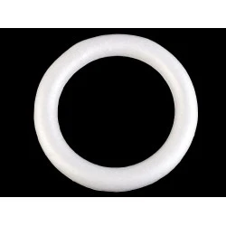 Cerc polistiren, ø30 cm - Alb (1 Bucată)