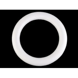 Cerc polistiren, ø24 cm - Alb (1 Bucată)