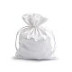 Săculeț satin pentru cadouri, 13x18 cm - Argintiu (1 Bucată)