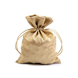 Săculeț satin pentru cadouri, 13x18 cm - Auriu deschis (1 Bucată)