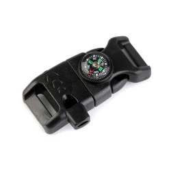 Cataramă trident cu fluier și compas, lățime 15 cm - Negru (1 Bucată)