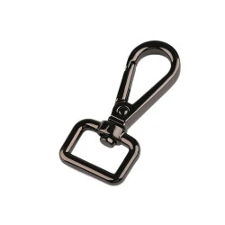 Carabină rotativă, 15 mm - Nichel negru (1 Bucată)