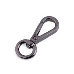 Carabină rotativă, 12 mm - Nichel negru (1 Bucată)