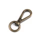 Carabină rotativă, 12 mm - Auriu rose (1 Bucată)