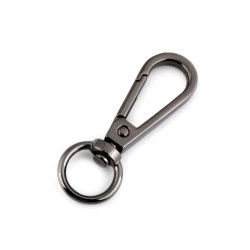 Carabină rotativă, 12 mm - Nichel negru (1 Bucată)