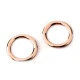 Inele metalice plate / catarame, ø28 mm - Auriu deschis (10 Bucăți) Inele metalice plate / catarame, ø28 mm - Auriu deschis (10 Bucăți)