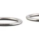 Inele metalice plate / catarame, ø28 mm - Auriu deschis (10 Bucăți) Inele metalice plate / catarame, ø28 mm - Auriu deschis (10 Bucăți)