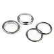 Ocheți metalici inoxidabili, ø35 mm - Nichel (10 Perechi)