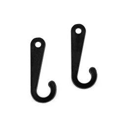 Cârlige plastic plate - Negru (1000 Bucăți)