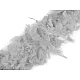 Șirag fulgi boa, pene curcan 90g, lungime 1,8m, diverse culori - Gri foarte deschis (1 Bucată)
