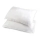 Pernă umplută cu fibră de poliester siliconizat, 350 g, 30x50 cm - Alb (2 Bucăți)