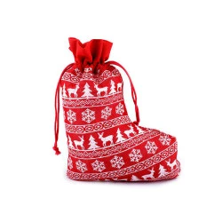 Ghetuță de moș nicolae, 20x27 cm - Roșu (1 Bucată)