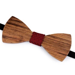 Papion din lemn - Maro natural (1 Bucată)