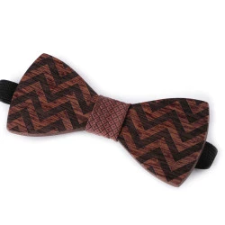 Papion din lemn - Maro (1 Bucată)