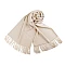 Șal pashmina / eșarfă pashmina cu franjuri - Bej deschis (1 Bucată)