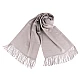 Șal pashmina / eșarfă pashmina cu franjuri - Gri neutral (1 Bucată)