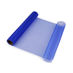 Organza, lățime 36 cm - Albastru cobalt (9 Metri)