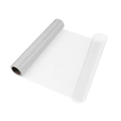 Organza, lățime 36 cm - Argintiu deschis (9 Metri)