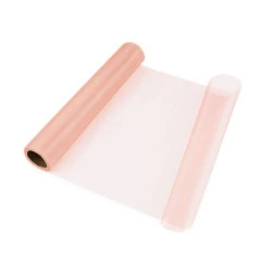 Organza, lățime 36 cm - Roz somon (9 Metri)