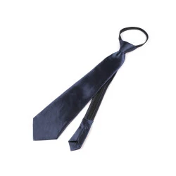 Cravată satin party - Albastru închis (1 Bucată)