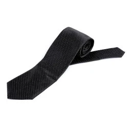 Cravată satin - Negru (1 Bucată)