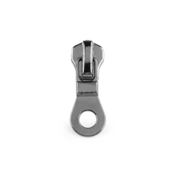 Cursor fermoar injectat,  no 8 - Nichel negru (10 Bucăți)