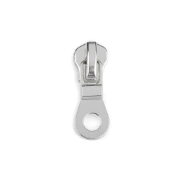 Cursor fermoar injectat,  no 8 - Nichel (10 Bucăți)