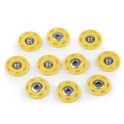 Capse de cusut, ø25 mm - Galben deschis (200 Perechi)