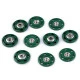 Capse de cusut, ø25 mm - Negru (50 Perechi)