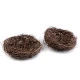 Cuib pasăre decorativ, ø8 cm - Maro (2 Bucăți) Cuib pasăre decorativ, ø8 cm - Maro (2 Bucăți)