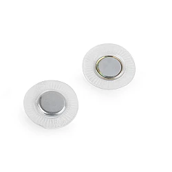 Închizatori / capse magnetice ascunse, ø15 mm - Transparent (1 Pereche)