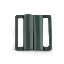 Închizătoare sutien, lățime 25 mm - Gri verzui deschis (2 Perechi)