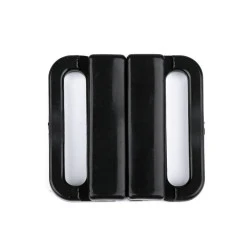 Închizătoare sutien, lățime 25 mm - Negru (100 Perechi)