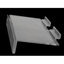 Raft panou slatwall, 11,5x25 cm - Transparent (1 Bucată)