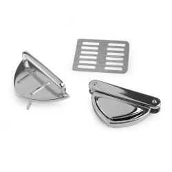 Închizătoare geantă 35x52 mm - Nichel (1 Set)