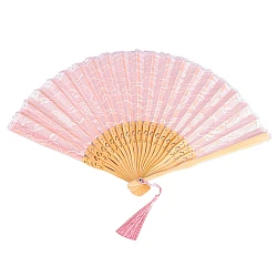 Evantai dantelă - Roz deschis (1 Bucată)