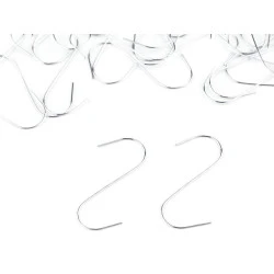 Cârlige globuri - Argintiu (1 Sac)