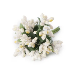 Pistile flori - Crem foarte deschis (12 Bucăți)