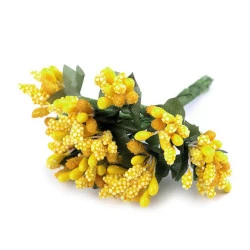 Pistile flori - Galben (12 Bucăți)