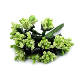 Pistile flori - Verde deschis (12 Bucăți)