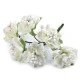 Flori artificiale decor - Alb (72 Bucăți)