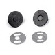 Închizatori / capse magnetice, ø18 mm - Nichel negru (5 Seturi)